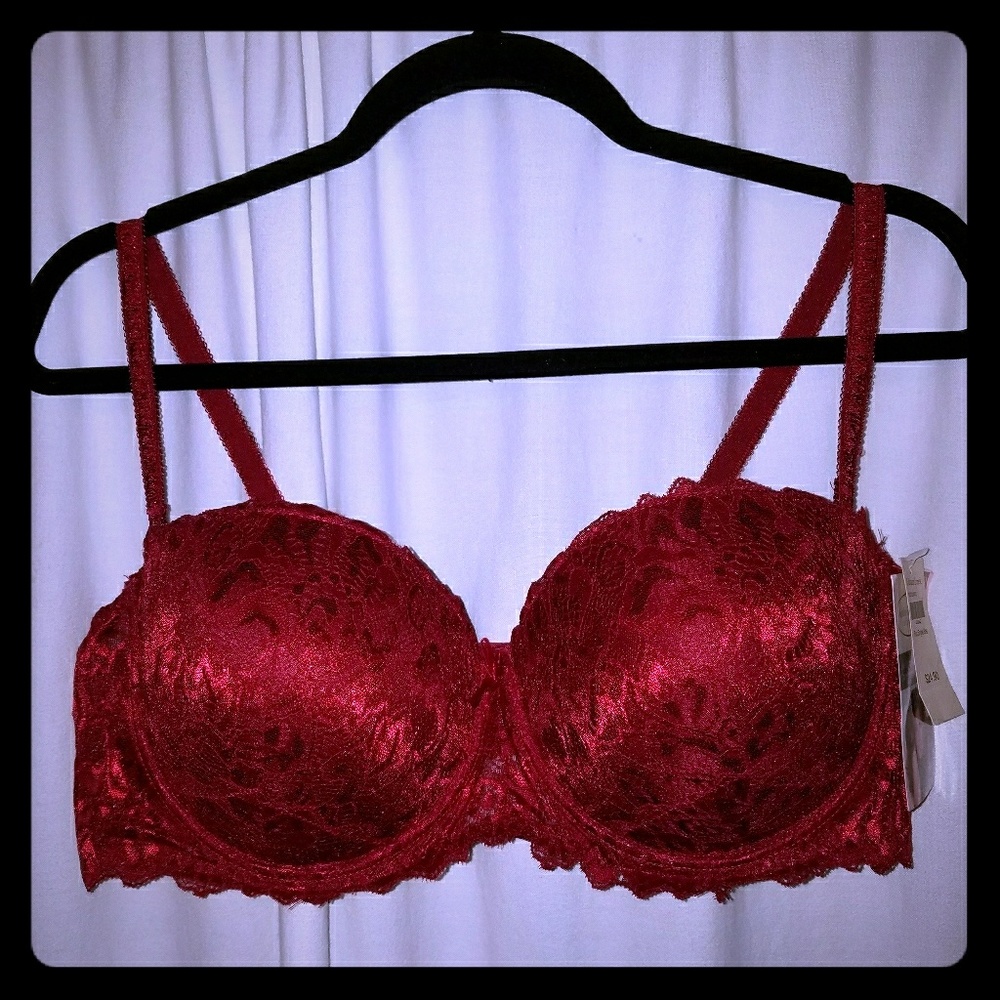 Lace Push-Up Convertible Bra  44D Kathy Ireland in